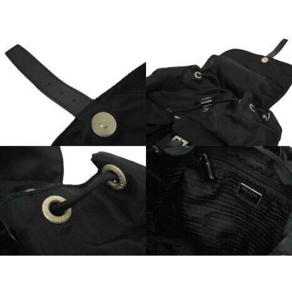 Prada Backpack Daypack Double Pockets Triangle Lo… - image 7